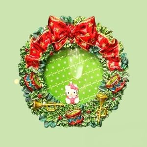 Hello Kitty Christmas Wreath Photo Frame